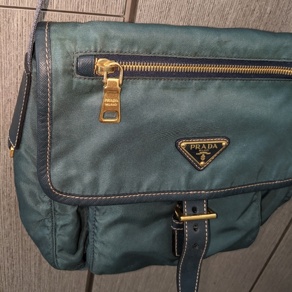 Prada: Nylon Tessuto Buckle Crossbody - Picture 3 of 9